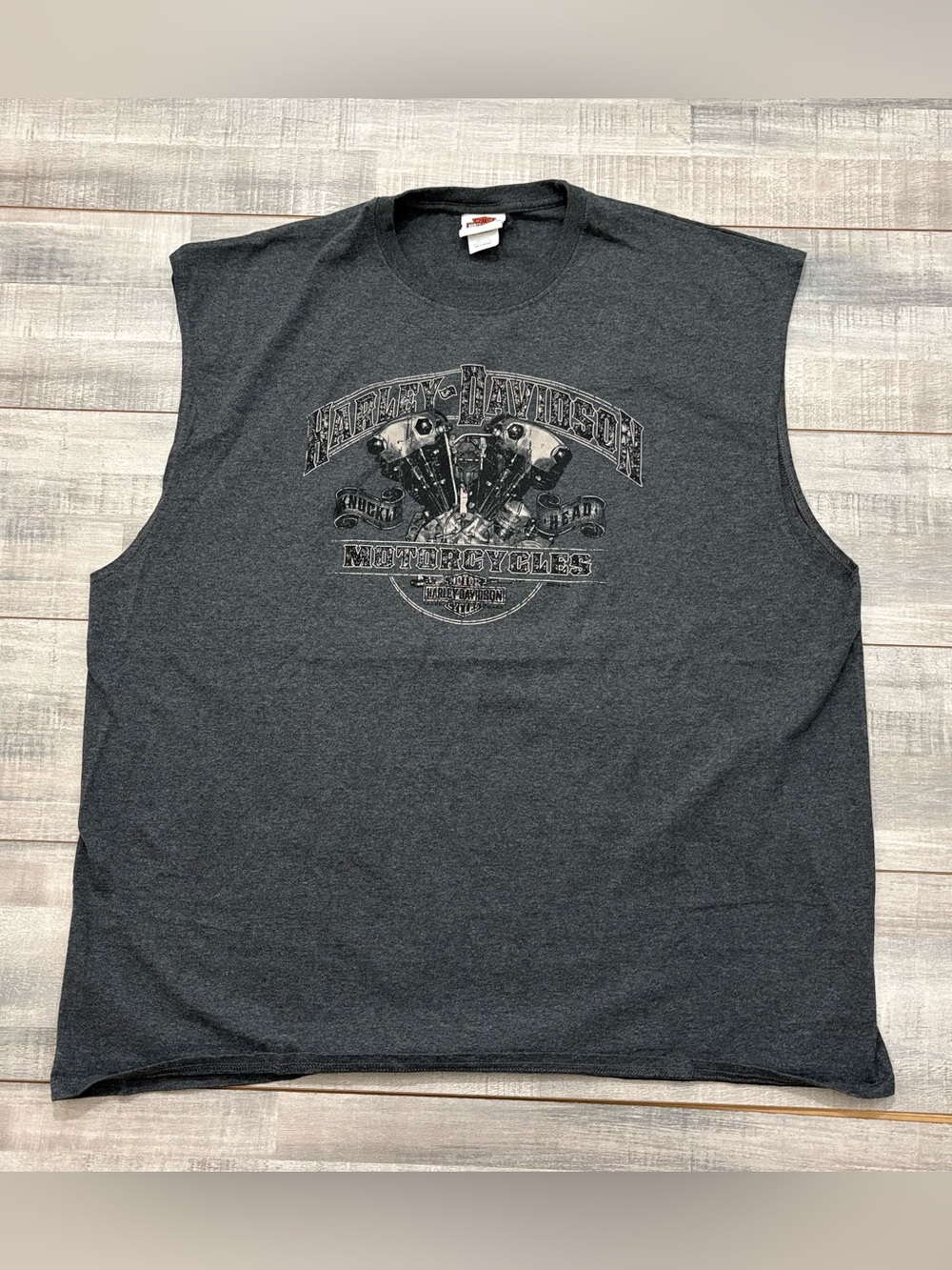 Harley-Davidson Motorcycles Orlando Florida USA Gray Sleeveless Muscle Shirt 3XL